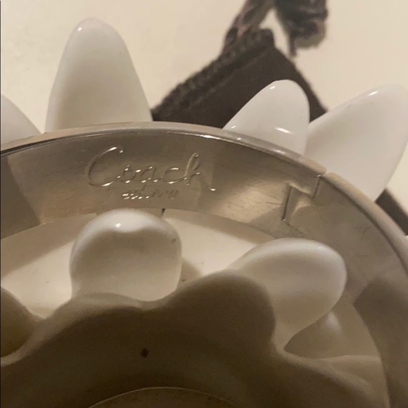 AUTHENTIC Coach Silver Bangle Bracelet - Picture 5 of 7